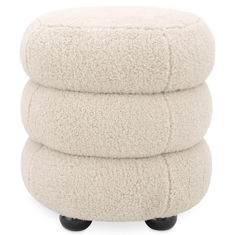 Пуф Eichholtz Stool Tulum Brisbane Cream