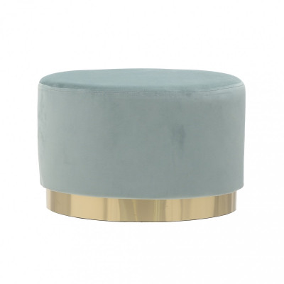 Пуф Golden Belt Turquoise Pastel
