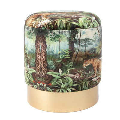 Пуф PUF Jungle Print lynx small