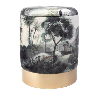 Пуф PUF Jungle Print river&tree