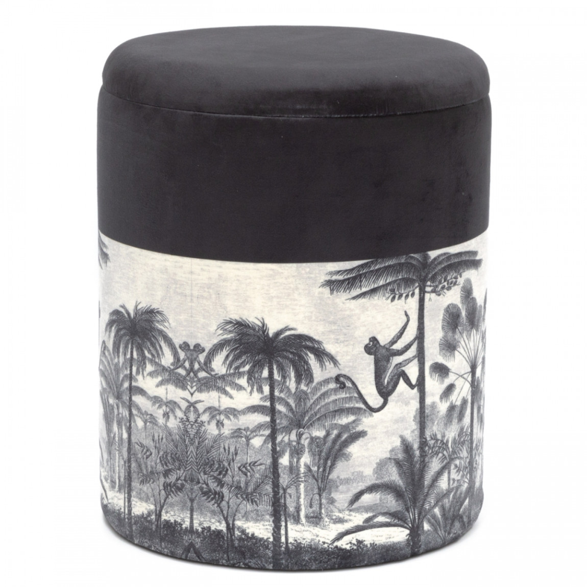 Пуф PUF Jungle Print с крышкой
