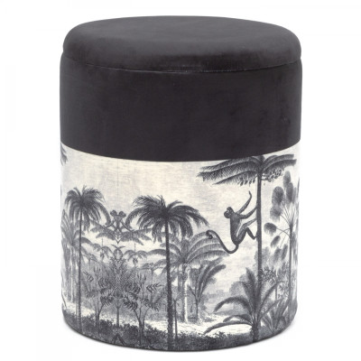 Пуф PUF Jungle Print с крышкой