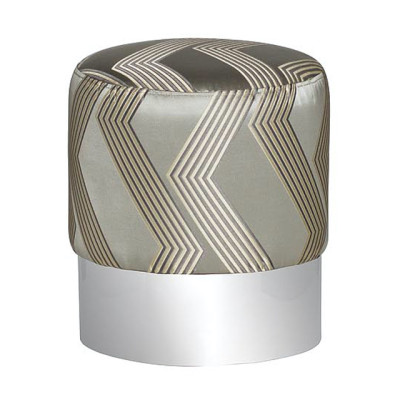 Пуф Silver Chevron Puff
