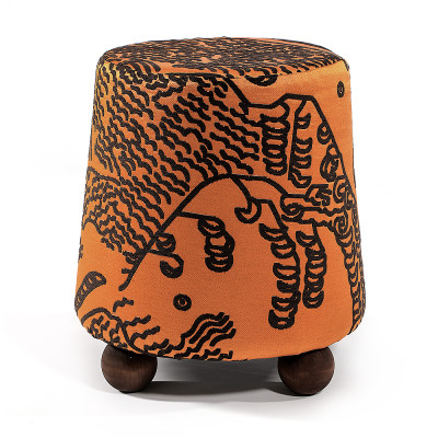Пуф Wakonda Terracotta Tiger Mountain с Круглыми ножками
