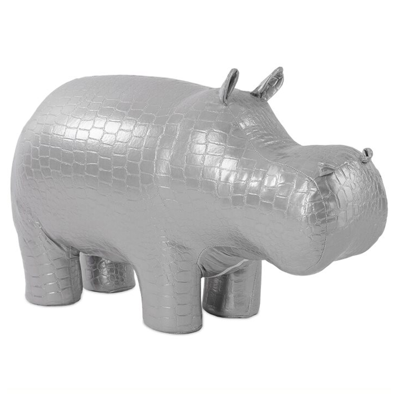 Пуф Бегемот Poof Hippo silver