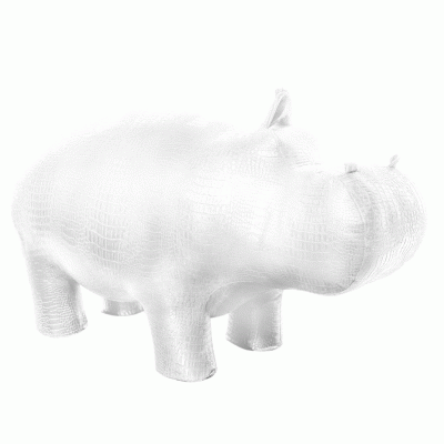 Пуф Бегемот Poof Hippo white