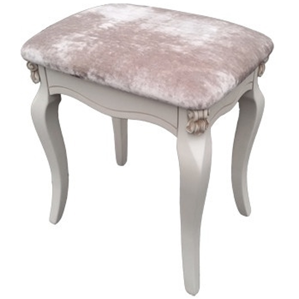 Пуф из массива дерева с велюровой обивкой Marrok French Seating