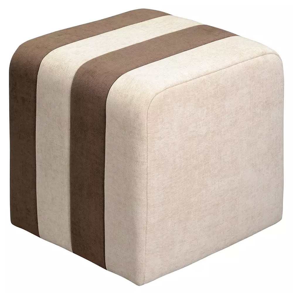 Пуф мягкий в форме куба Soft Stripes