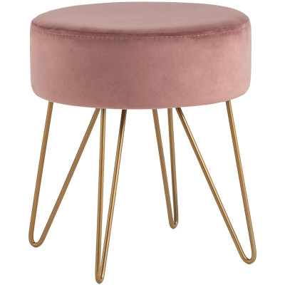 Пуф пыльно-розовый велюр Elegant Juliet