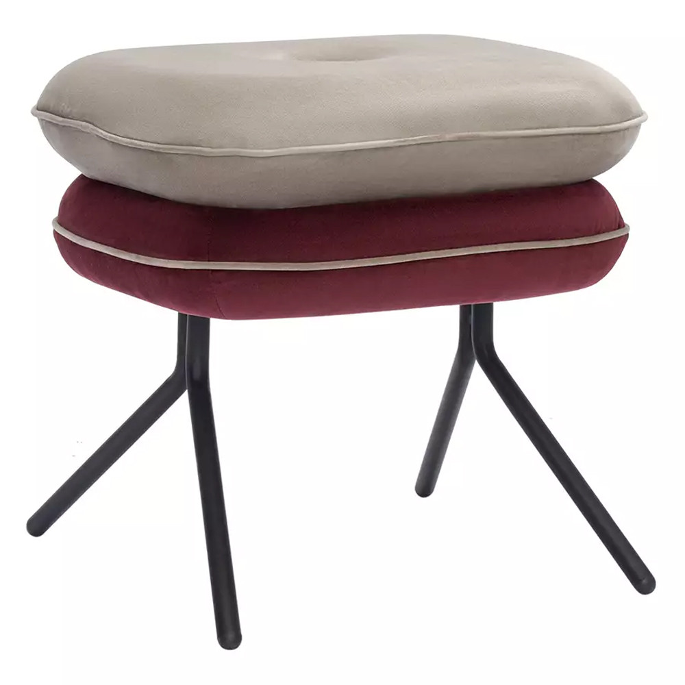 Пуф с мягкой обивкой из велюра Soft Velor Pouf