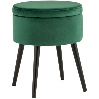 Пуф с ящиком Brianna изумрудный велюр