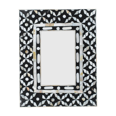 Рама для фото Bone Inlay Pearl Black S
