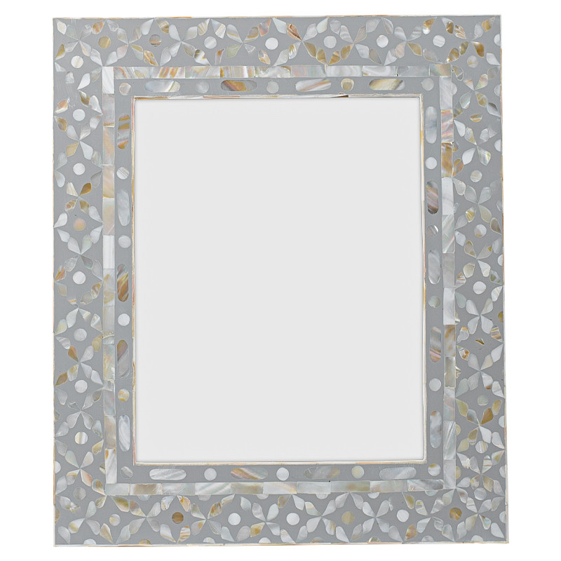 Рама для фото Bone Inlay Pearl Gray L
