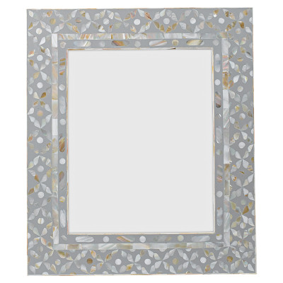 Рама для фото Bone Inlay Pearl Gray L