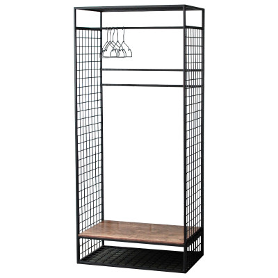 Рейл Caelan Industrial Metal Rust Clothes Rail
