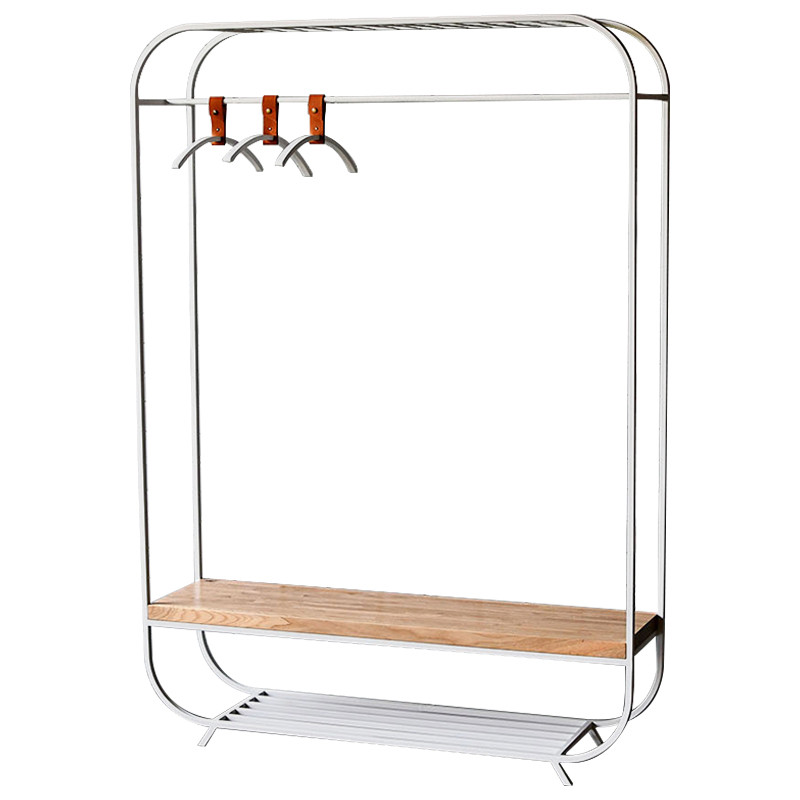 Рейл Jethro Industrial Metal Rust Clothes Rail