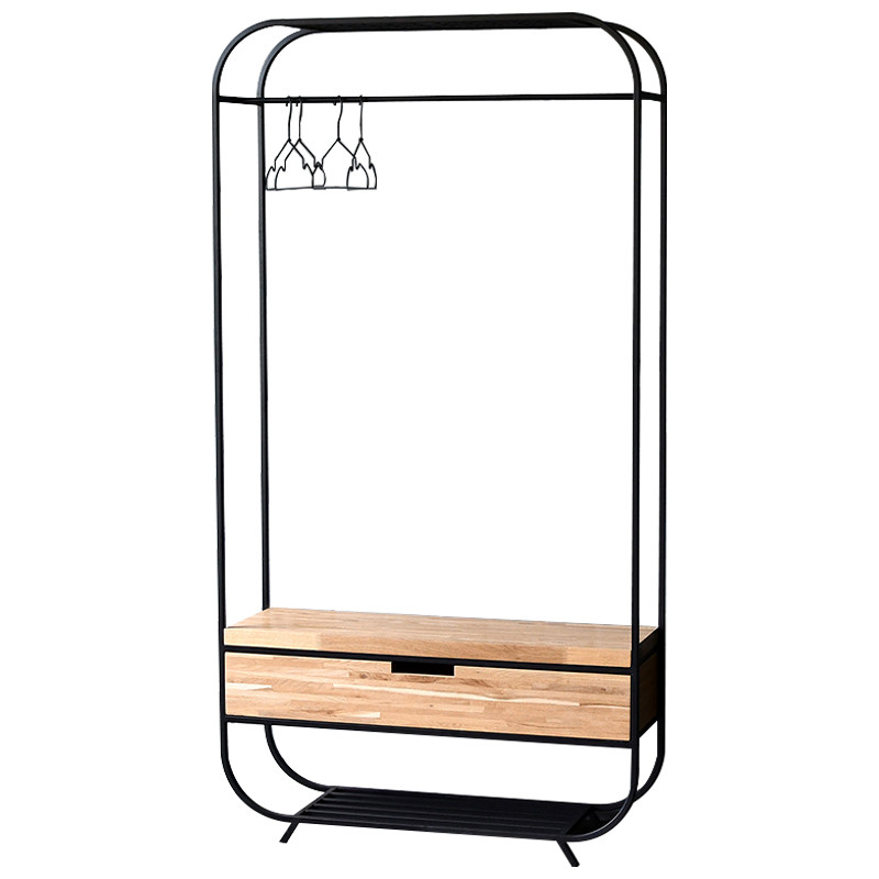 Рейл с выдвижным ящиком Ewing Industrial Metal Rust Clothes Rail