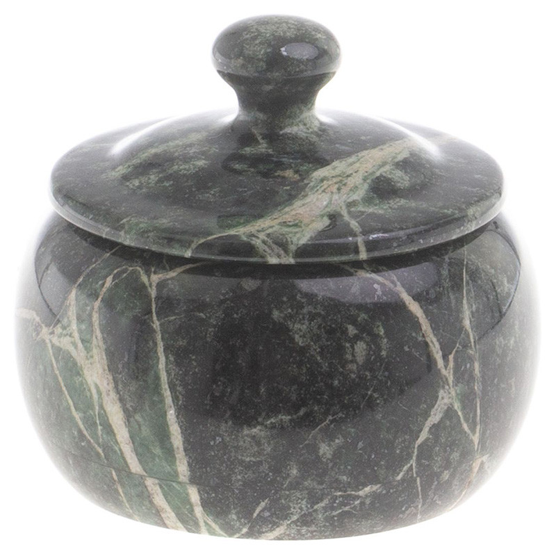 Сахарница из натурального камня Змеевик Stone Sugar Bowls