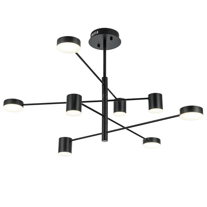 Светильник  LED Lighting Black 8 lampholders