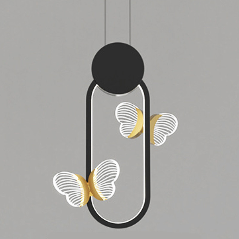 Светильник Butterfly Black Oval