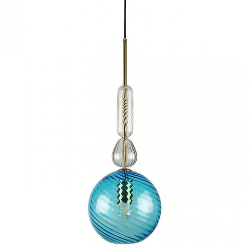 Светильник Flauti Blue Ball D20 см