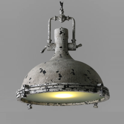 Светильник Gray Industrial Pendant Light Postapokalipsis