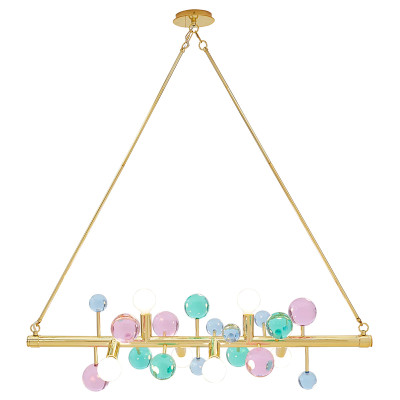Светильник Jonathan Adler GLOBO SIX-LIGHT LINEAR CHANDELIER Multi