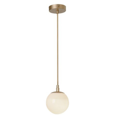 Светильник Modo mono Brass color & white glass
