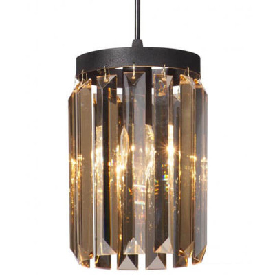 Светильник ODEON Amber GLASS Pendant lamp Янтарное Стекло D 12