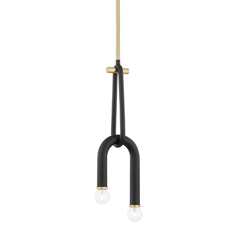 Светильник Paulson floppy pendant gold