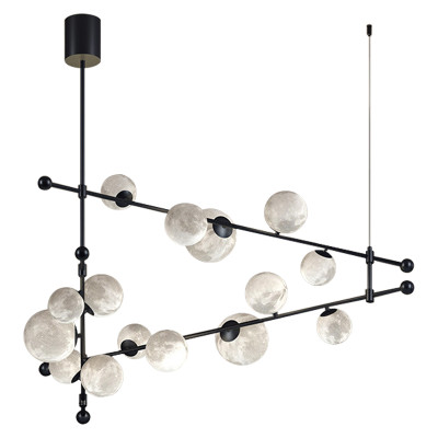 Светильник Tech Lighting Modern Rail Geometric Linear Suspension 15 Black