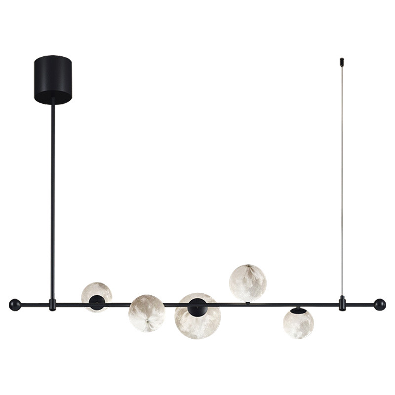 Светильник Tech Lighting Modern Rail Geometric Linear Suspension 5 Black