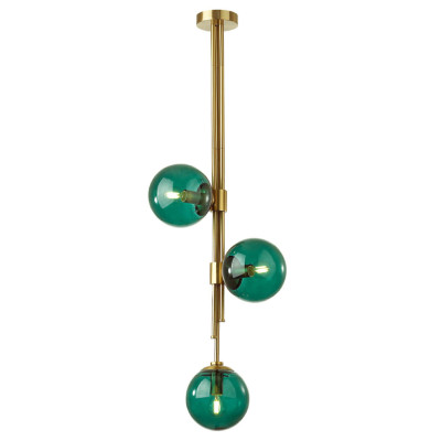 Светильник TRILOGY Ceiling Light Turquoise glass 100