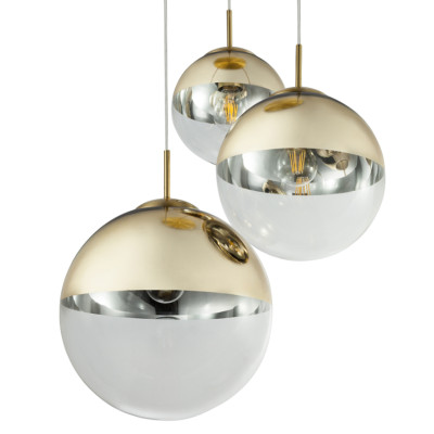 Светильник подвесной Mirror Ball Gold 1 плафон