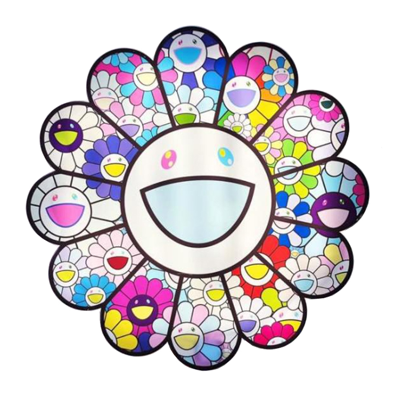 Светильник разноцветный подсолнух Takashi Murakami 2
