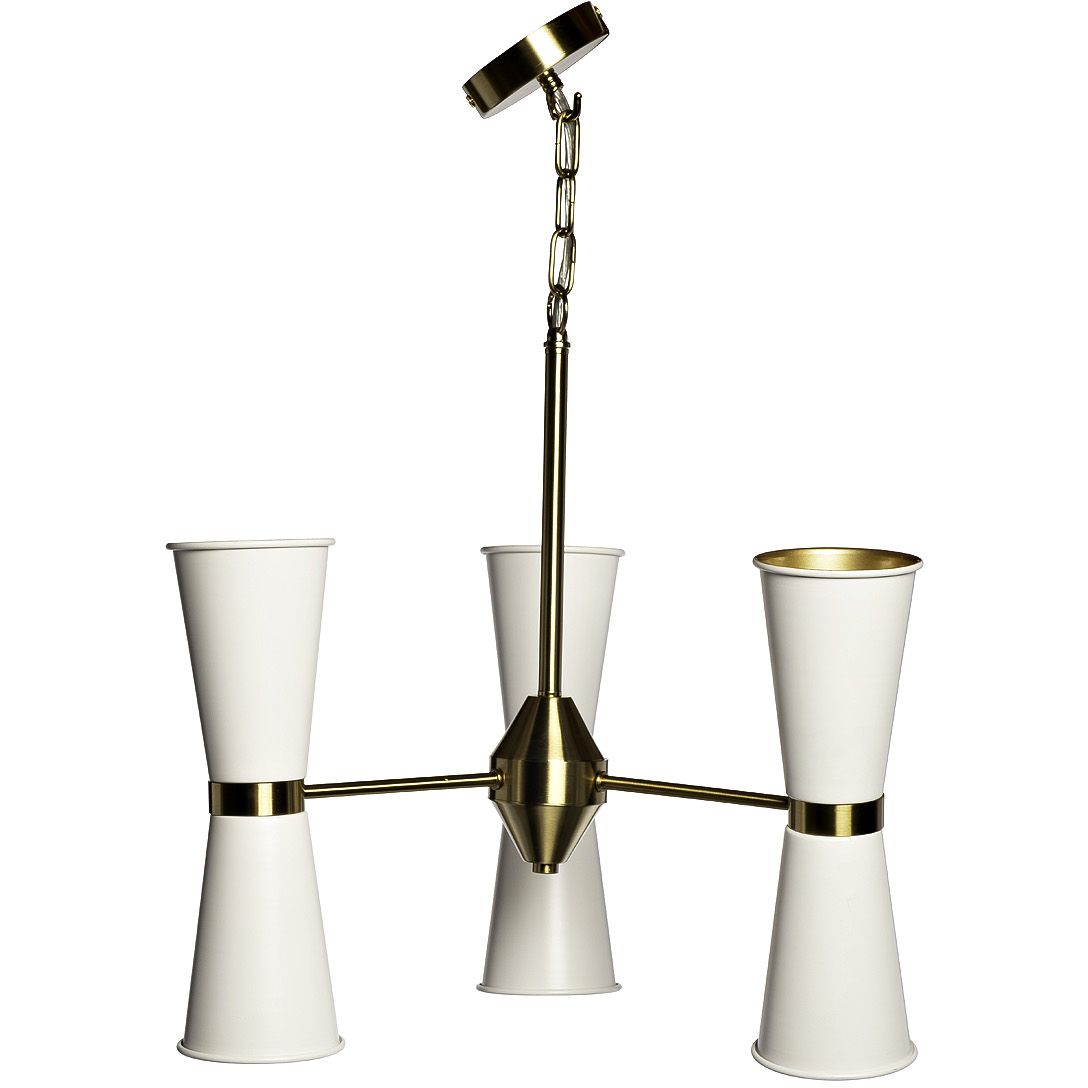 Светильник с тремя плафонами Leela