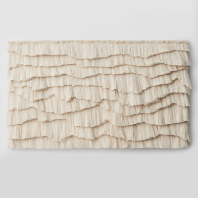 Светло-Бежевое Панно из нитей White Landscape Wall Hanging