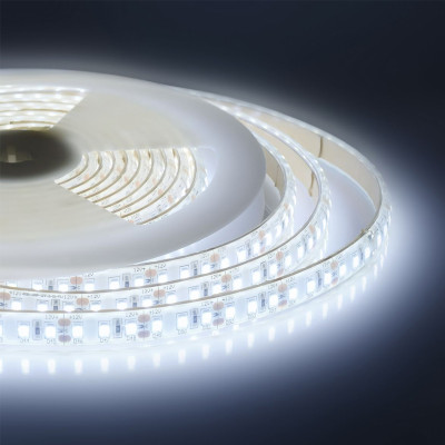 Светодиодная влагозащищенная лента 10W/m 120LED/m 2835SMD холодный белый 5M