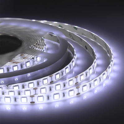 Светодиодная влагозащищенная лента 14,4W/m 60LED/m 5050SMD холодный белый