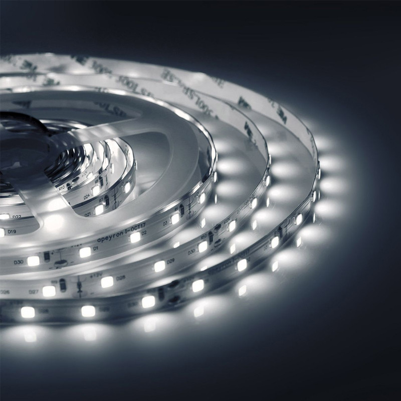 Светодиодная влагозащищенная лента 4,8W/m 60LED/m 3528SMD 5м холодный белый