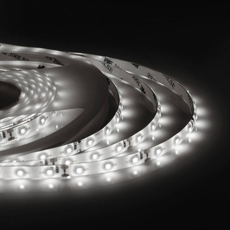 Светодиодная влагозащищенная лента 4,8W/m 60Led/m 3528SMD дневной белый 5M