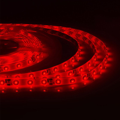 Светодиодная влагозащищенная лента 4,8W/m 60LED/m 3528SMD красный