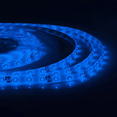 Светодиодная влагозащищенная лента 4,8W/m 60LED/m 3528SMD синий