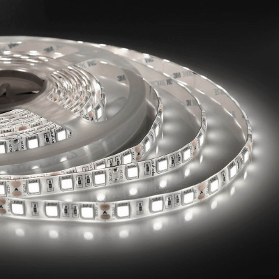Светодиодная влагозащищенная лента 60Led/m 5050SMD дневной белый 5M