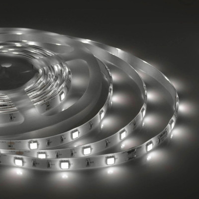 Светодиодная влагозащищенная лента 7,2W/m 30Led/m 5050SMD дневной белый 5M