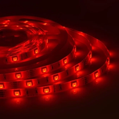 Светодиодная влагозащищенная лента 7,2W/m 30LED/m 5050SMD разноцветная 5M