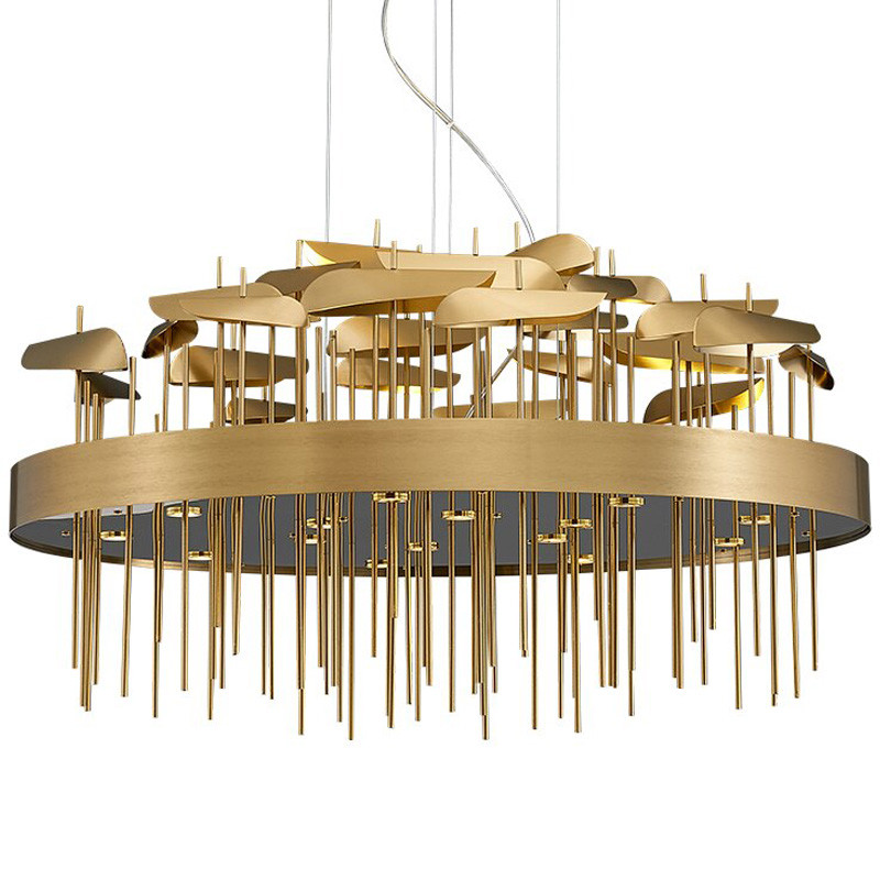 Светодиодная дизайнерская инсталляция ANODINE Perlina Disk Chandelier