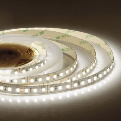 Светодиодная лента 10W/m 120LED/m 3528SMD теплый белый 5M