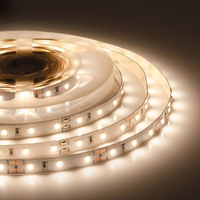 Светодиодная лента 12W/m 60LED/m 2835SMD теплый белый 5M