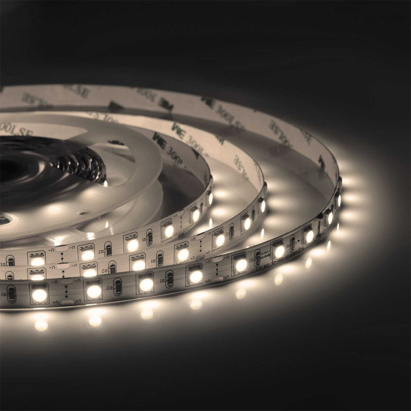 Светодиодная лента 14,4W/m 60LED/m 5050SMD 24V PRO теплый белый 5M
